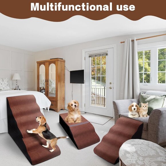 Dog Steps for High Beds 30-32" H - 6-Step - Picture 6 of 6